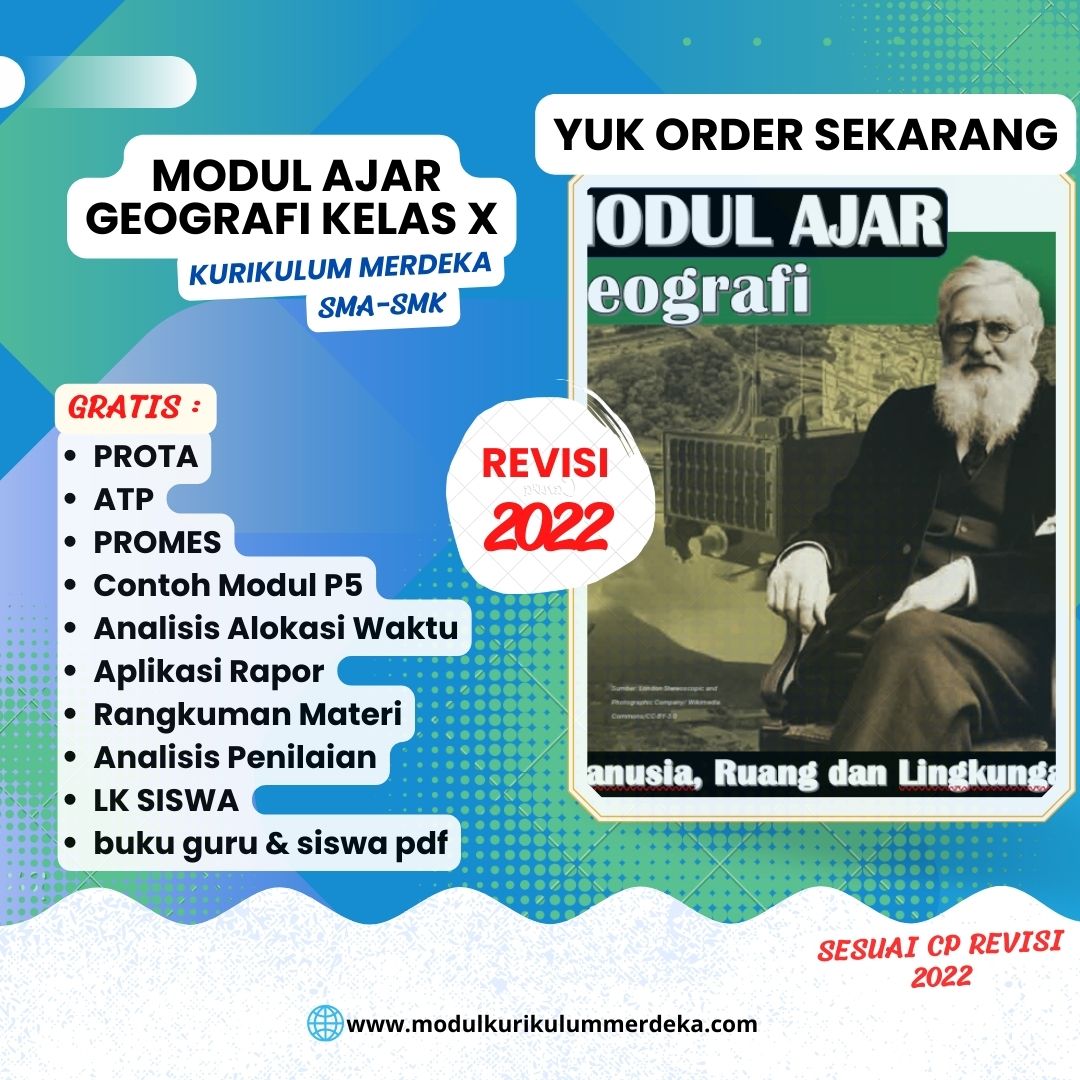 Modul Ajar Geografi Kurikulum Merdeka Kelas X Reverasite